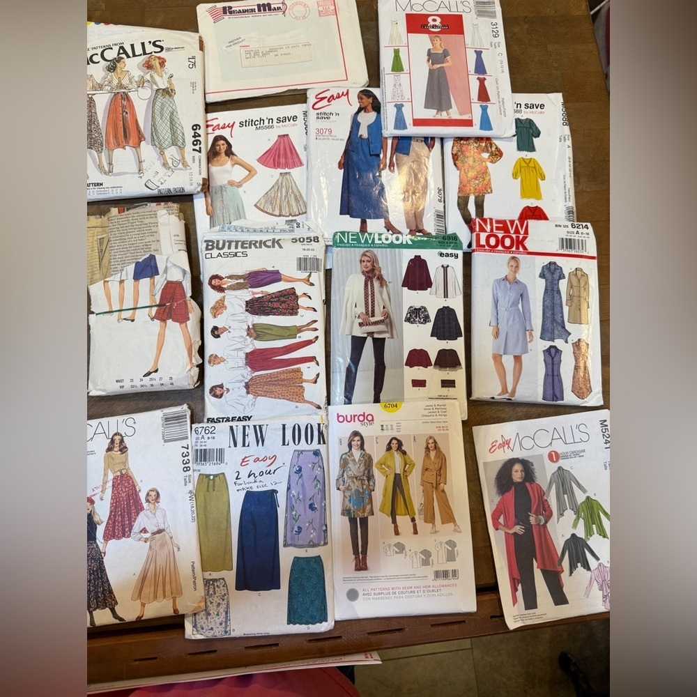Vintage Sewing Patterns McCall’s Easy Stitch Butterick Jackets and Skirts - Picture 1 of 15